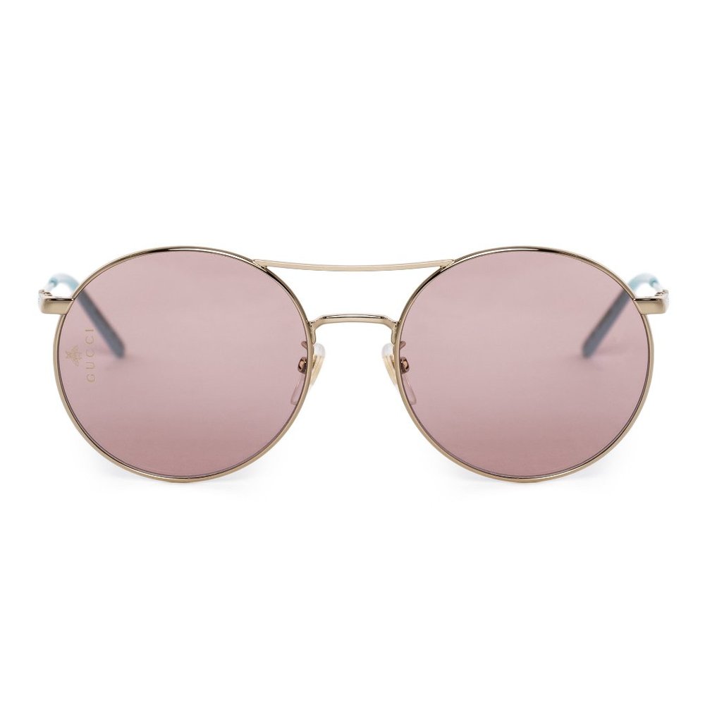 Gucci Pink Round Sunglasses
